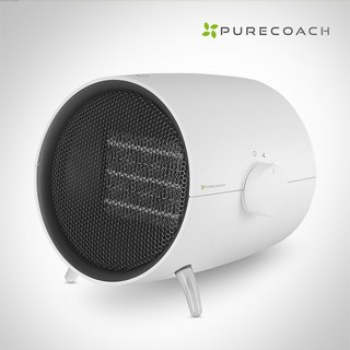 퓨어코치 PTC 세라믹 전기 미니온풍기, (단일색상), CH1000W