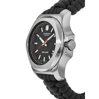 빅토리녹스 스위스군 INOX 파라코드 블랙 다이얼 남성용 시계