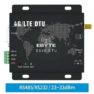 ZJ E840-DTU 산업용 4G 무선 모뎀 시리얼 네트워크 서버 데이터