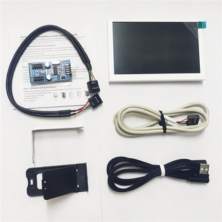 HDD 컴퓨터 라인 보조 USB 5.0 GPU RAM 디스플레이 홀더 데이터 화면 IPS 3.5 CPU 모니터 AIDA64 인치 TYPE-C, W 5 INCH 9P 1IN2, 1개