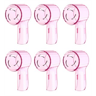 칫솔 헤드 방진 커버 구강 B 호환 IO 시리즈에 적합 편리한 여행 6 팩, 05 Pink, 1개
