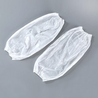 일회용 방수 비닐 투명 팔토시 김장 미술 공장 사무용 위생 주방 작업 토시 100매, 일회용팔토시 100p, 1개