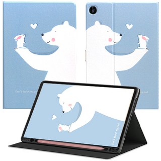 TaVely 갤럭시탭A9 A9 플러스 북커버 케이스, 스카이곰, A9+ 11인치(X210N/215N/216N)