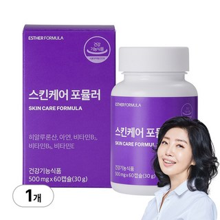 [본사직영] 여에스더 스킨케어포뮬러 먹는 히알루론산, 60정, 1개