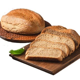 아침에 좋은빵 통밀100% 백프로 통밀빵 통밀식빵 식사빵 저당 저염 비건, 2개, 430g