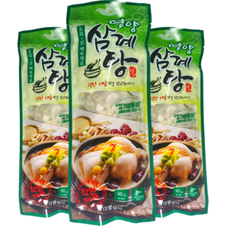 한우물 영양 삼계탕재료 티백 한약재 닭백숙재료 수입황기, 1개, 90g