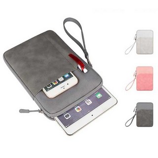 아이패드 라이너 스웨이드 스트랩 파우치 가방, 8인치(7.9 inch)_딥그레이
