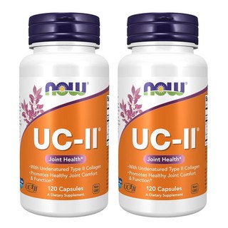 NOW Foods UC-II 非變性第二型膠原蛋白膠囊, 120顆, 2罐