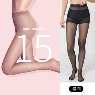 비너스 15D 스트롱 소프트밴드 팬티스타킹 2개