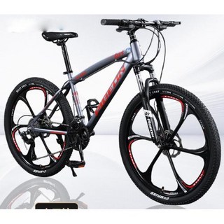 여성용 자전거 학생용 MTB 출퇴근용 하이브리드 시티바이크, 26인치, 21 속도, 회색 6툴