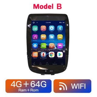 안드로이드 오토 올인원 테슬라 스타일 스크린 멀티미디어 비디오 플레이어 GPS 네비게이션 T 모델 B 자동차 라디오 올랜도 2011 - 2018, 2) 4GB 64GB wifi