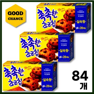 과자 대용량-촉촉한 초코칩 560g x 3팩(84개), 84개
