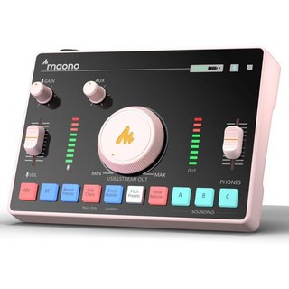 마오노 캐스터 스트리밍 오디오 믹서 프로 인터페이스 AMC2 블루투스 MaonoCaster, AMC2 NEO PINK, AMC2 NEO PINK