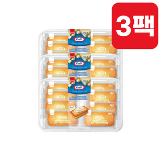 삼립 크래프트 진한 크림치즈 휘낭시에 360g(8입)X3팩/1박스, 360g, 3개