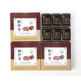 양갱애 팥양갱, 240g, 4세트