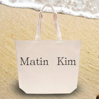 [당일발송 국내매장판]마뗑킴 마뗑 로고 에코백 아이보리 MATIN LOGO ECOBAG IN IVORY(MK2400BG042MIV)