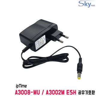 IpTime A3008-MU 공유기호환 12V1A 국산 어댑터, 12V1A W F(ST), 1개