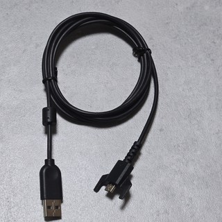 내구성 PVC USB 충전 케이블 1 피스 마우스 케이블 와이어 G900 G903 G703 G Pro Wireless Gaming Mouse Cable 용 호환 가능, 검은색