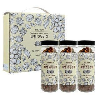 달콤하고 건강한 간식 싸멩 호두강정 선물세트, 1개, 330g