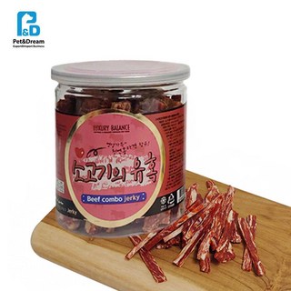 강아지용 애견간식 소고기 스틱껌 200g