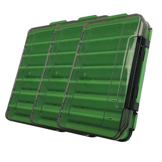 안낚하세요 쿨쿨7 미니 태클박스 투명 양면 에기케이스, 쿨쿨7 그린, 3개