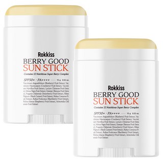 록키스 베리 굿 선스틱 SPF50+ PA++++, 15g, 2개