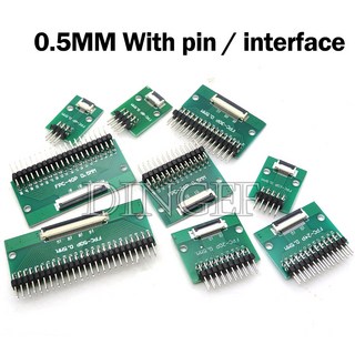 0.5mm 1.0mm pitch Connector SMT Adapter to 2.54mm hole FPC FFC Cable Welded board With Pin / Empty, 0.5MM With pin socke, 30P, 30개