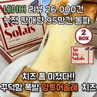 [본사발송] 앙투어솔레 아일랜드 100% 자연치즈 구워먹는 치즈 300g(100g x 3팩), 300g, 2개