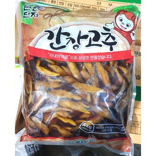 고추간장장아찌(반찬단지 냉장 4kg) 업소용 절임, 4kg, 1개