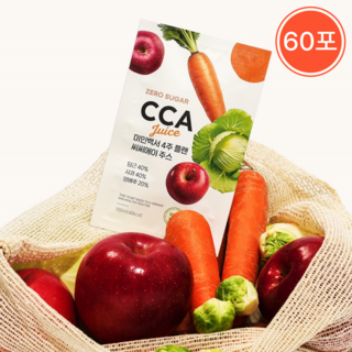 미인백서 100% CCA 클렌즈 주스, 60개, 100ml
