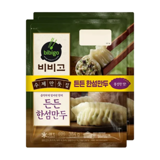 비비고 수제한섬만두 384G, 4개