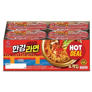 본고장 한강라면 4입