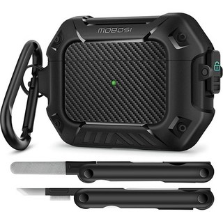 모보시 맥세이프 락 분실 방지 잠금 풀커버 범퍼 이어폰 케이스