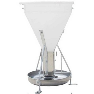 돼지 사료공급기 가축 자동 급식기 사료통 주율 덮개, 8. 30kg 보육 급식기(뚜껑 없음), 1개