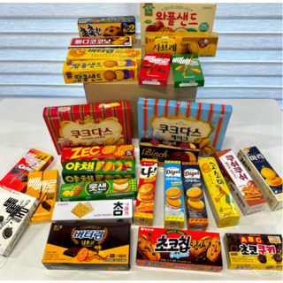 [과자선물 과자선물세트 과자야놀자]과자 비스켓 모음 세트 1개 상품 이미지