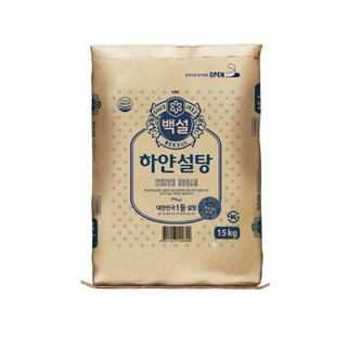 백설 하얀설탕 15kg 1개 상품 이미지