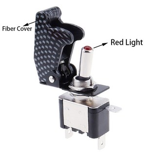 제어 플립 토글 OFF XW 조명 스위치 ON 20A 12V 미사일 LED 커버 스타일 항공기 새로운, Red