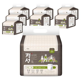 정성 남녀공용 매직팬티 성인기저귀, 대형, 10개입, 8개