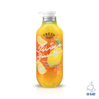해피바스 프레시팝 스무디 옐로우 바디워시, 1개, 1.1L