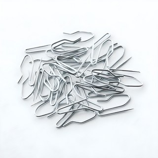 윈도우드레스 커튼핀 1.4x2.6cm, 실버, 30개