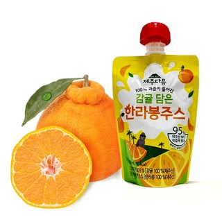어니스틴 감귤 담은 한라봉 주스 착즙 주스 제주산 NFC주스 감귤 주스 어린이주스 학교간식 어린이집 간식 교회간식, 20개, 100ml