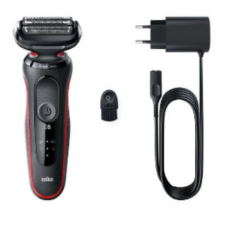 BRAUN 시리즈 5 전기면도기, 51-R1000s, 3중 커팅 레드 2개