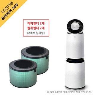 세광클린필터 LG전자 퓨리케어360 AS281DAP 호환필터(필터2개/Set), 2개