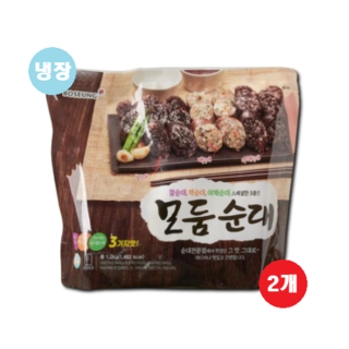 보승 모둠 순대 (냉장배송), 1.2kg, 1.2kg, 2개
