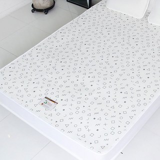 미끄럼방지 3D 매쉬매트 퓨어 쇼파패드 거실 침대매트쿨매트 카우치매트, 화이트