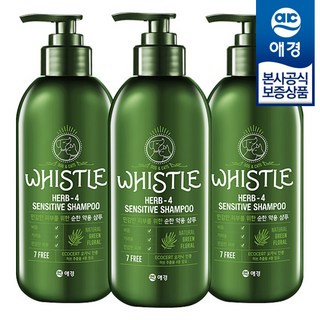휘슬 허브4 약용 반려동물 샴푸, 500ml, 3개