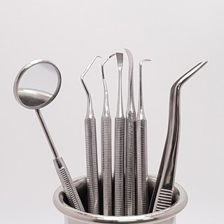 의료용 셀프 치석제거기 탐침 스케일링 치경 치아관리 구강관리 보관케이스, 보관케이스(투명), 1개