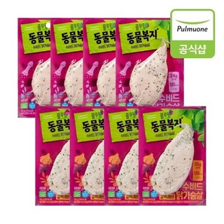 풀무원 [풀무원] 동물복지 수비드 닭가슴살115g 8개(블랙페퍼4개+갈릭허브4개), 8개