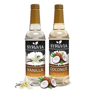 시루비아 코코넛 바닐라 시럽 25.4 fl oz – 프리미엄 커피 향료, 코셔 및 글루텐 프리, 음료와 디저트에 완벽한 선택 코코넛시럽 시루비아 코코넛 바닐라 시럽 25.4 fl oz – 프리미엄 커피 향료, 코셔 및 글루텐 프리, 음료와 디저트에 완벽한 선택 코코넛시럽