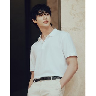 지오다노 남녀공용 피케 카라 반팔 티셔츠(공용/단체티) 015502